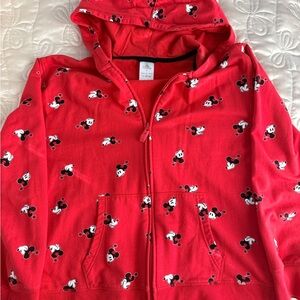 Disney Red Mickey Mouse Women's Hoodie